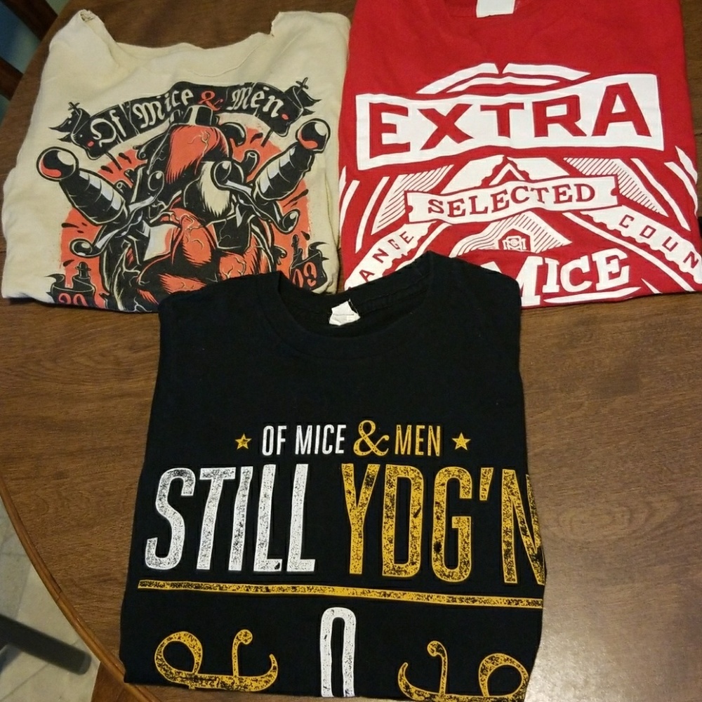 Bundle of band T shirts!